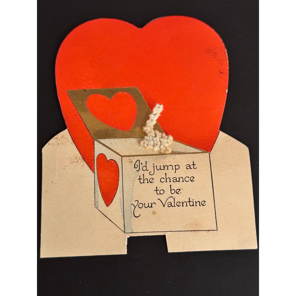 Vintage Valentine’s Day Cards (used) Lot of 5 - Picture 5 of 10